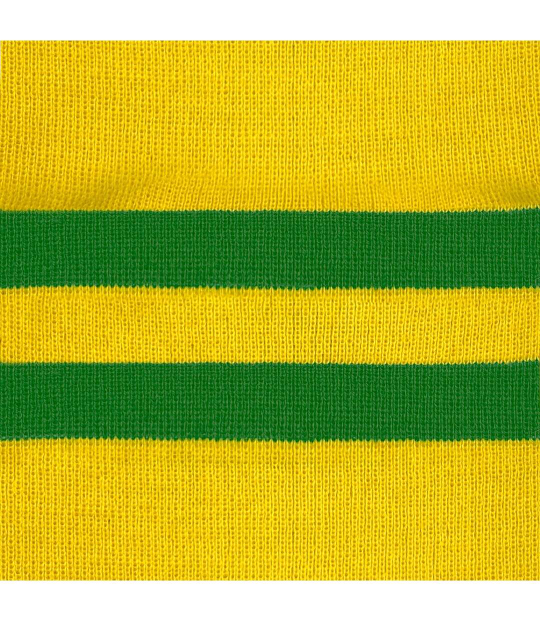 Unisex Adult Newton Heath Bobble Hat Yellow Fan Originals-2