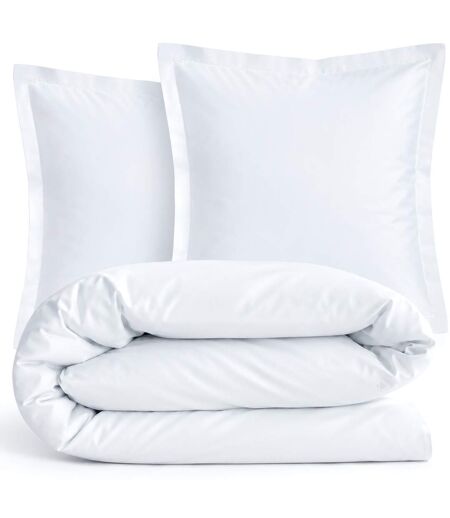 Parure de lit percale unie PRIMO Taie 65x65 cm