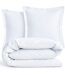 Parure de lit percale unie PRIMO Taie 65x65 cm-2
