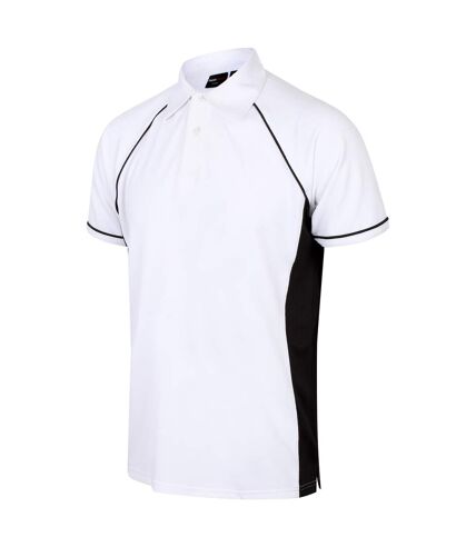 Finden & Hales - Polo sport à manches courtes - Homme (Blanc/Noir) - UTRW427