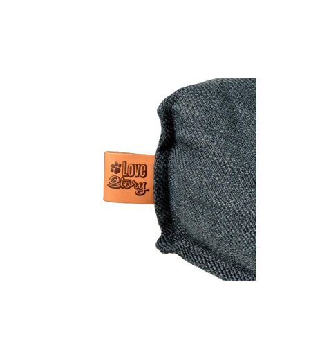 Coussin Rectangle Chien & Chat City 100cm Anthracite