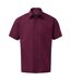 Chemise poplin homme aubergine Premier Premier