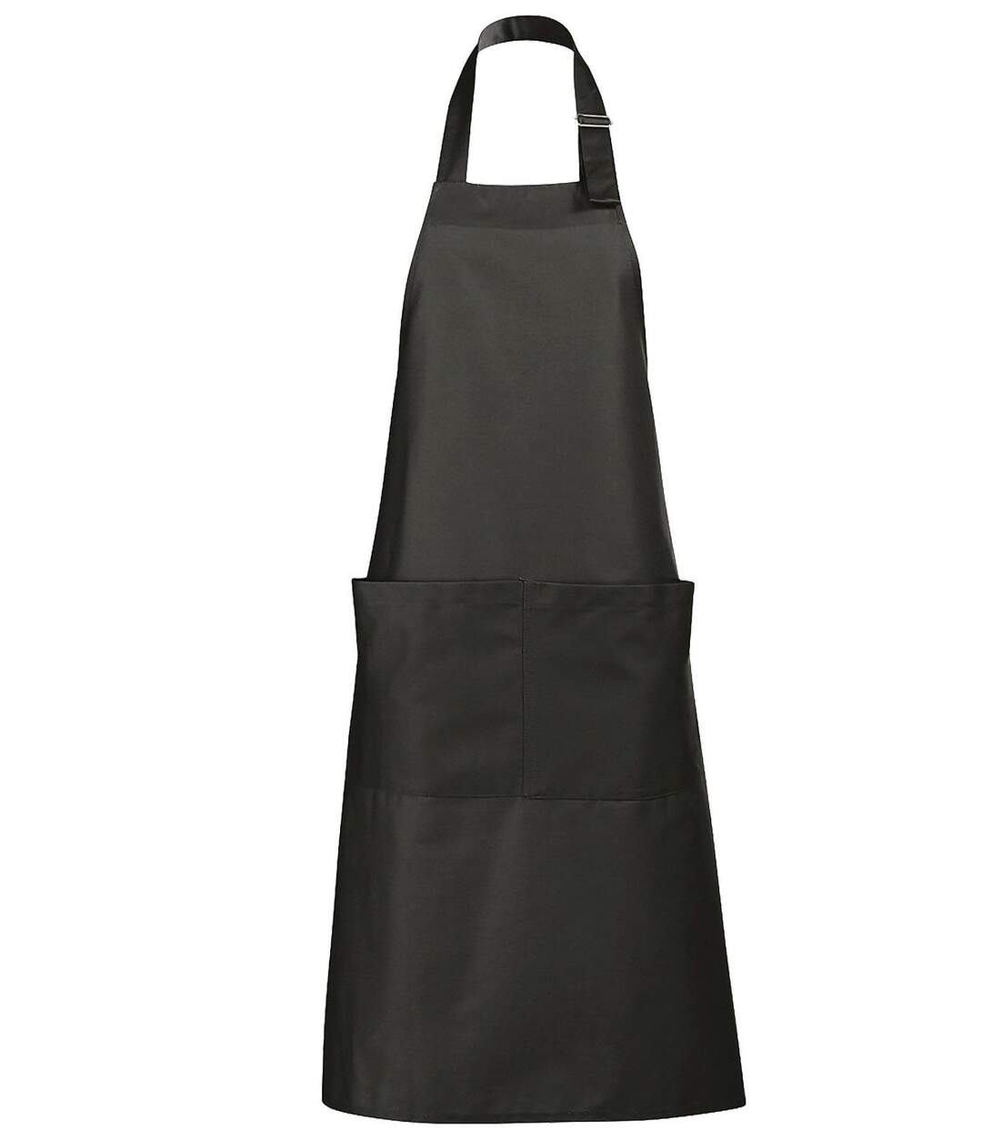 Tablier long avec poches - 88010 - gris foncé-2