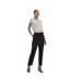 Dorothy Perkins Womens/Ladies Pleated Front Slim Leg Pants (Black) - UTDP4328
