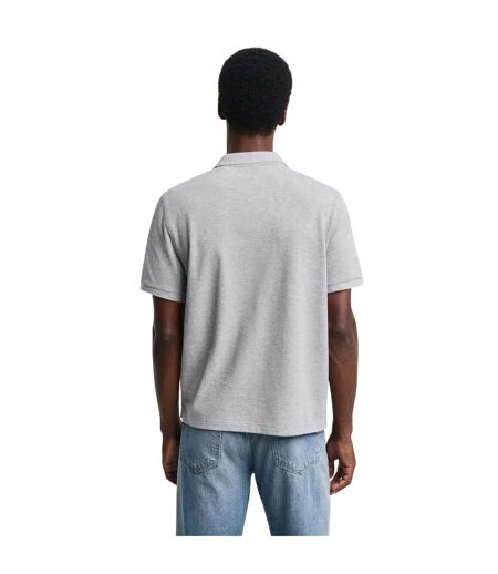 Mens Shield Polo Shirt Grey Gant