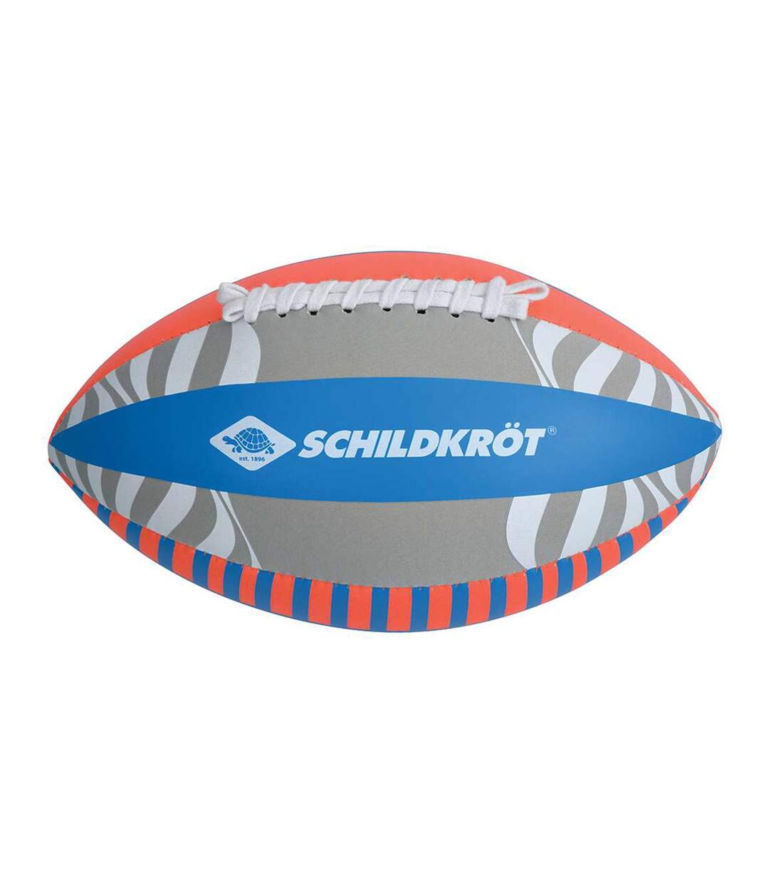 Ballon de football américain taille 6 vert / bleu / jaune Schildkroet-1