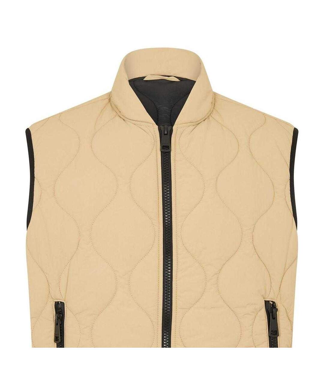 Veste Sans Manches Sans Manches Homme Beige Hugo-2