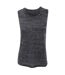 Bella Ladies/Womens Flowy Scoop Muscle Tee / Sleeveless Vest Top (Black Marble) - UTBC2588