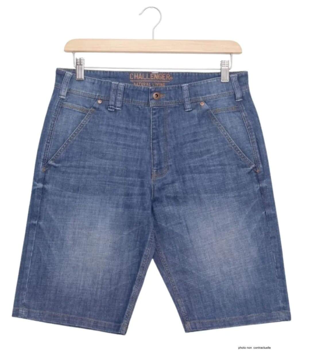 Bermuda en jean CHALLENGER IBIS2 : le short en denim stretch au confort inégalé-2