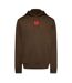 Mens Daratschi Regular Hoodie Brown Hugo-1