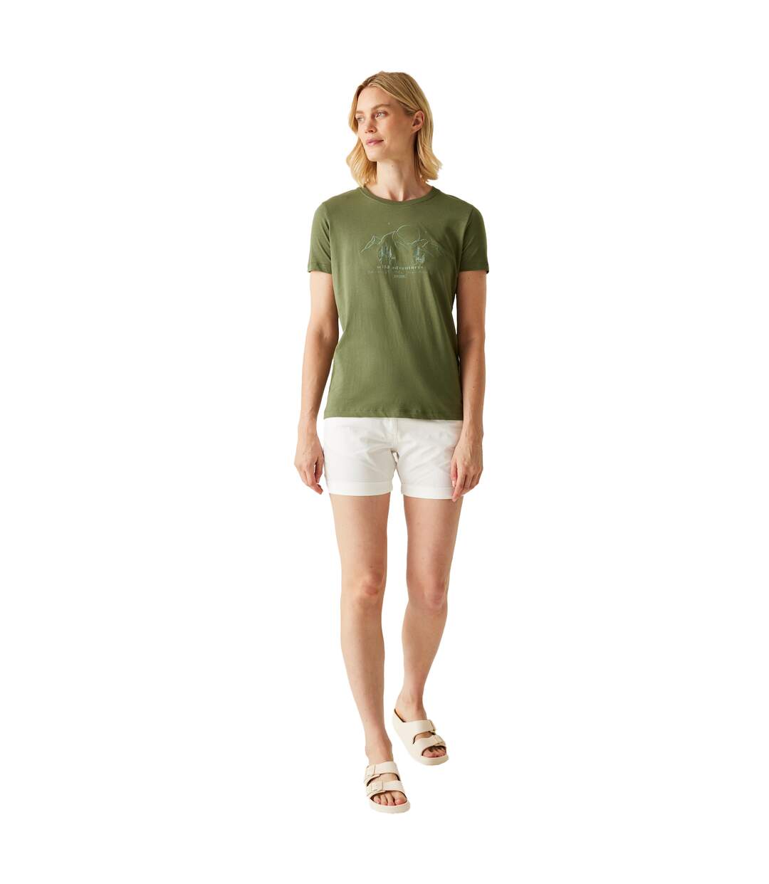 T-shirt filandra vx wild adventures femme vert Regatta-3