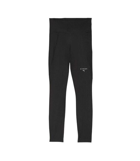 Womens/ladies Hyrox Performance Compression Tight Leggings  Black Puma