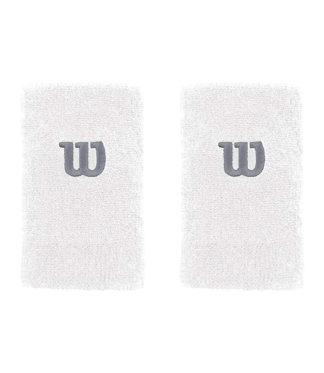 Poignets éponges blanc homme wilson extra wide - osfa-1