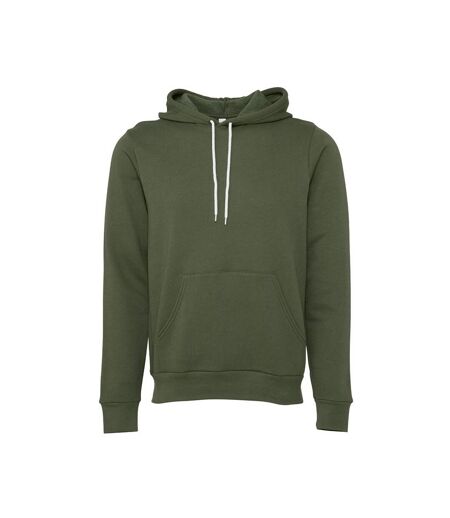 Bella + Canvas Unisex Adult Polycotton Pullover Hoodie (Military Green)