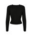 Cardigan Motif/style Courte Femme Noir Urban Classics-2