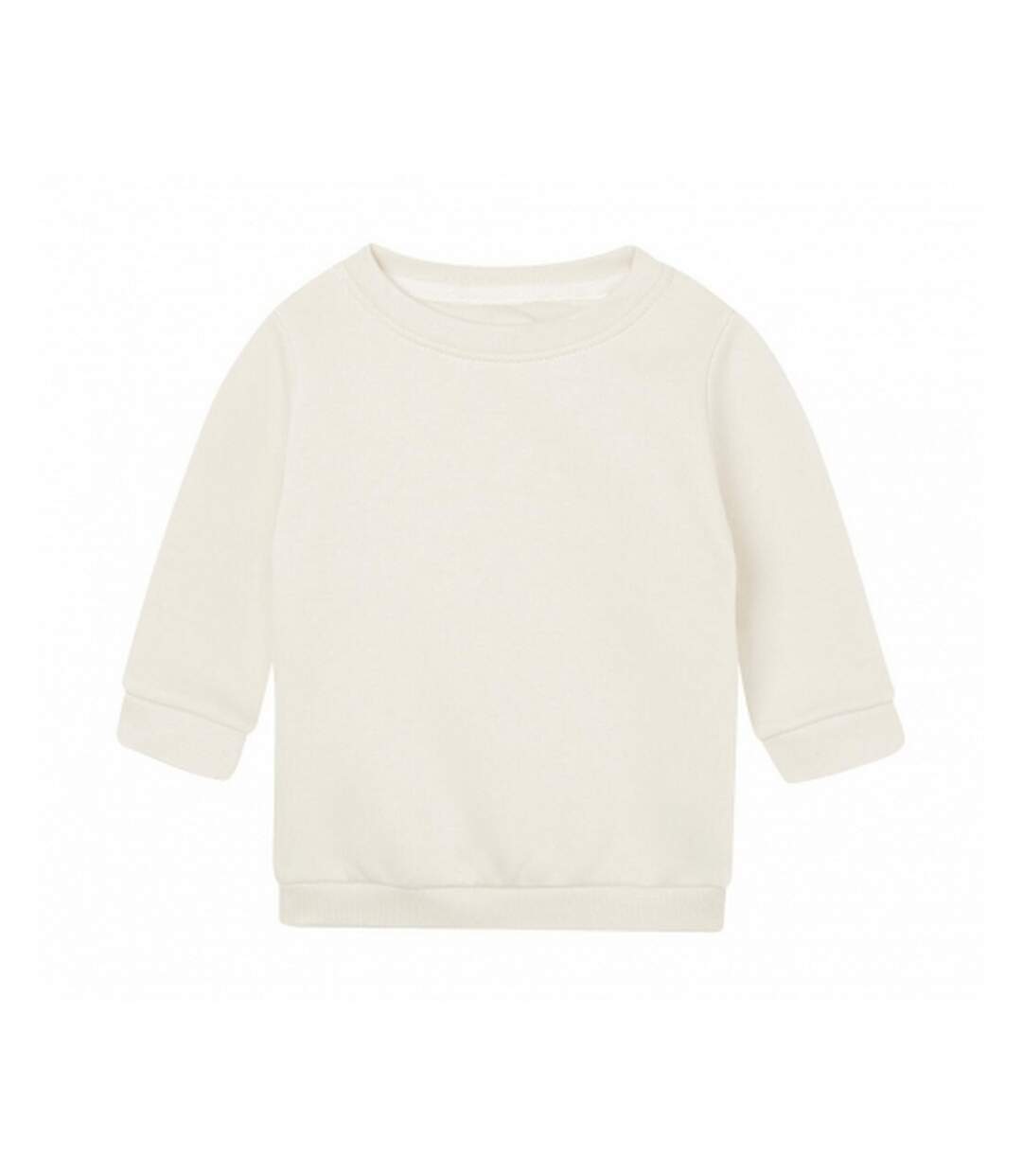 Sweat essential bébé beige pâle Babybugz-1