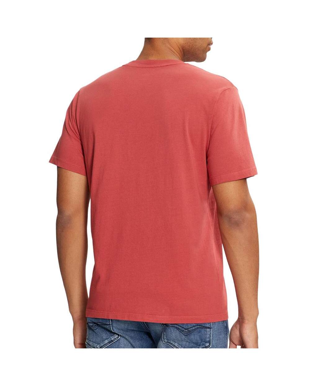 T-shirt rouge vif homme pepe jeans jacko-2
