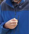 Men's Blue Full Zip Fleece Jacket Atlas For Men