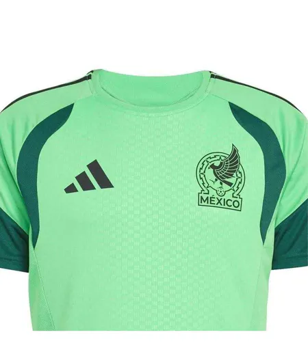 Maillot De Foot Entraînement Motif/style Mexicain Homme Vert Blanc Adidas