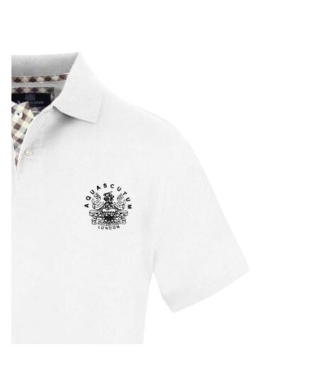 Polo Homme Blanc Aquascutum