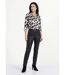 Pantalon droit enduit, semi-élastiqué-3