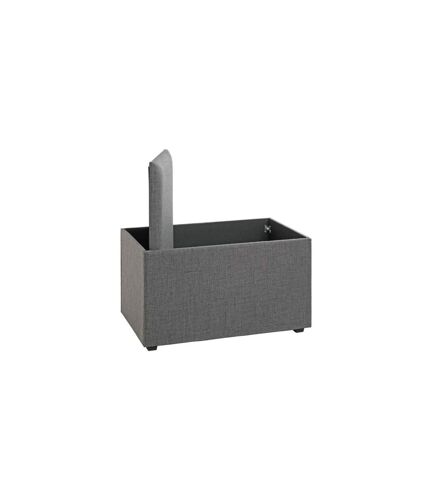 Coffre de Rangement Design Lumyna 65cm Gris