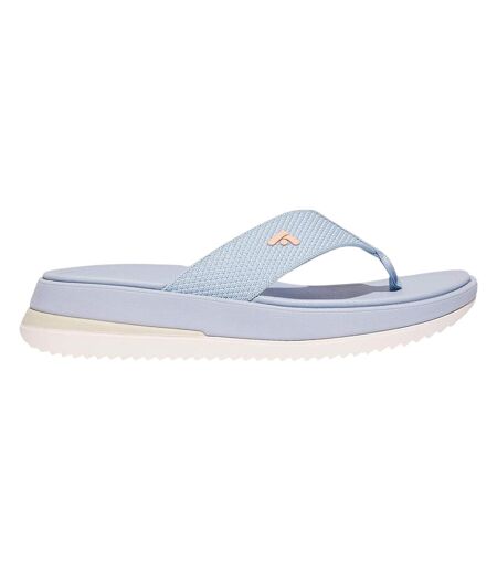 Womens/ladies Surff Two Tone Toe Post Sandals Skywash Blue FitFlop