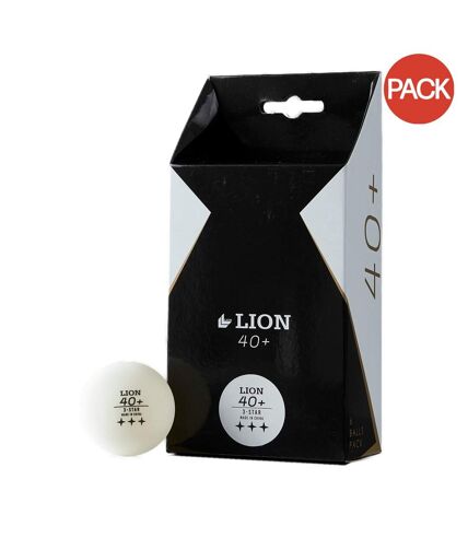 Balles de ping-pong taille unique blanc Lion Lion