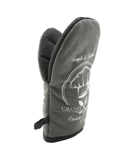Gant de Cuisine à Pince Grand Chef 24cm Gris