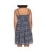 Robe marine/gris à motifs femme only daniella-2
