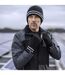 Mens Hi Vis Reflective Fleece Lined Thermal Winter Fingerless Gloves-5