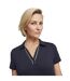 Womens/ladies Cloudspun Piped Short-sleeved Polo Shirt Deep Navy Puma-4