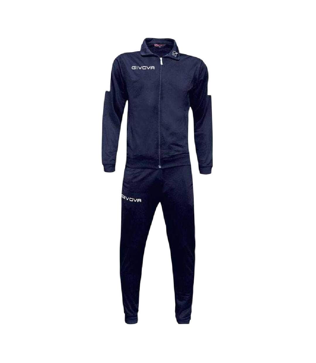 Ensemble Ensemble De Survêtement Tuta Revolution Homme Blanc Bleu Marine Foncé Givova-2