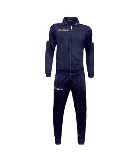 Ensemble Ensemble De Survêtement Tuta Revolution Homme Blanc Bleu Marine Foncé Givova