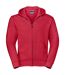 Veste à capuche authentic homme rouge classique Russell Russell