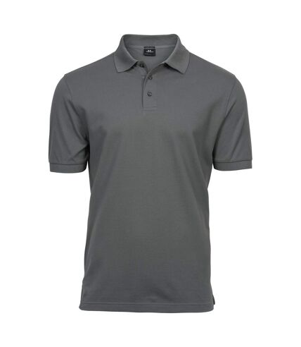 Tee Jays Mens Luxury Stretch Short Sleeve Polo Shirt (Dark Olive) - UTBC3305