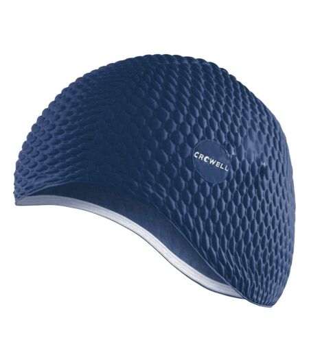 Bonnet De Bain Motif/style Bulles Java Adulte Bleu Marine Crowell