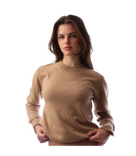Sweat Motif/style Uni Fuoro Femme Beige Boss