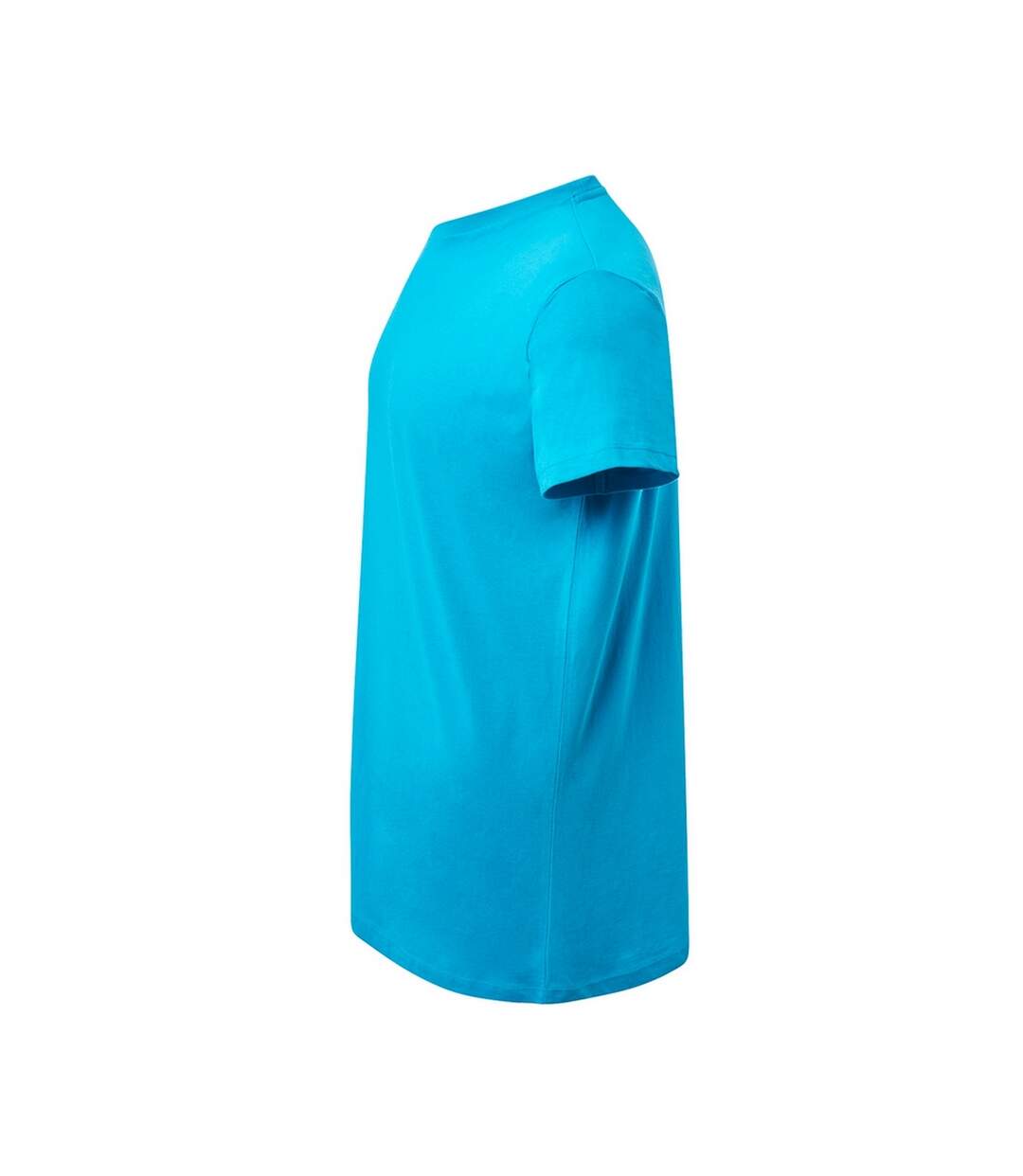 T-shirt Motif/style Uni Femme Turquoise Vif JHK-3