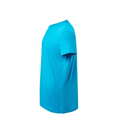 T-shirt Motif/style Uni Femme Turquoise Vif JHK