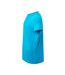 T-shirt Motif/style Uni Femme Turquoise Vif JHK-3