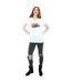Disney - T-shirt CARS LIGHTNING VS STORM - Femme (Blanc) - UTBI16157-4