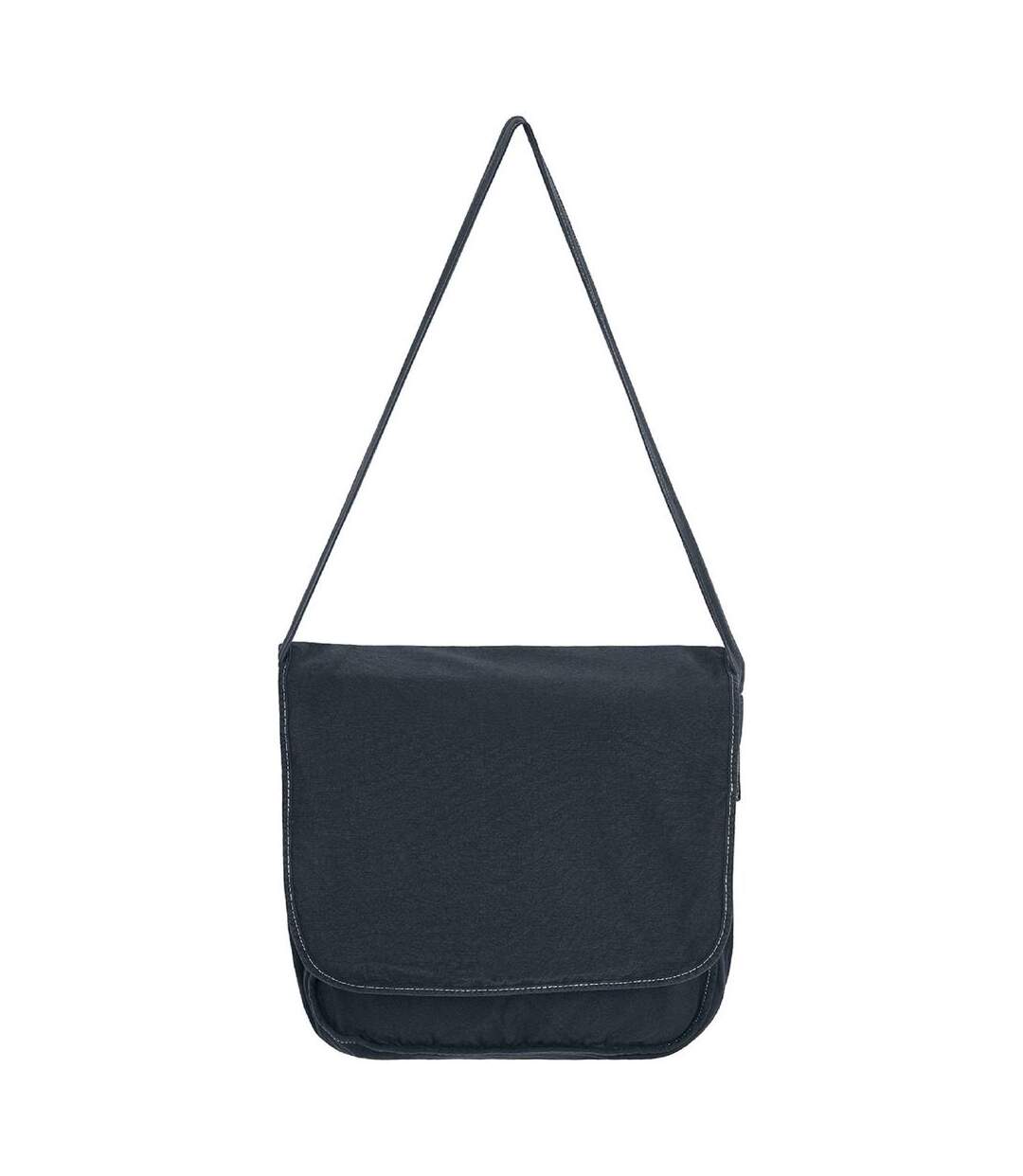 Sac besace bandoulière en toile - CA-37309 MB - noir poivre