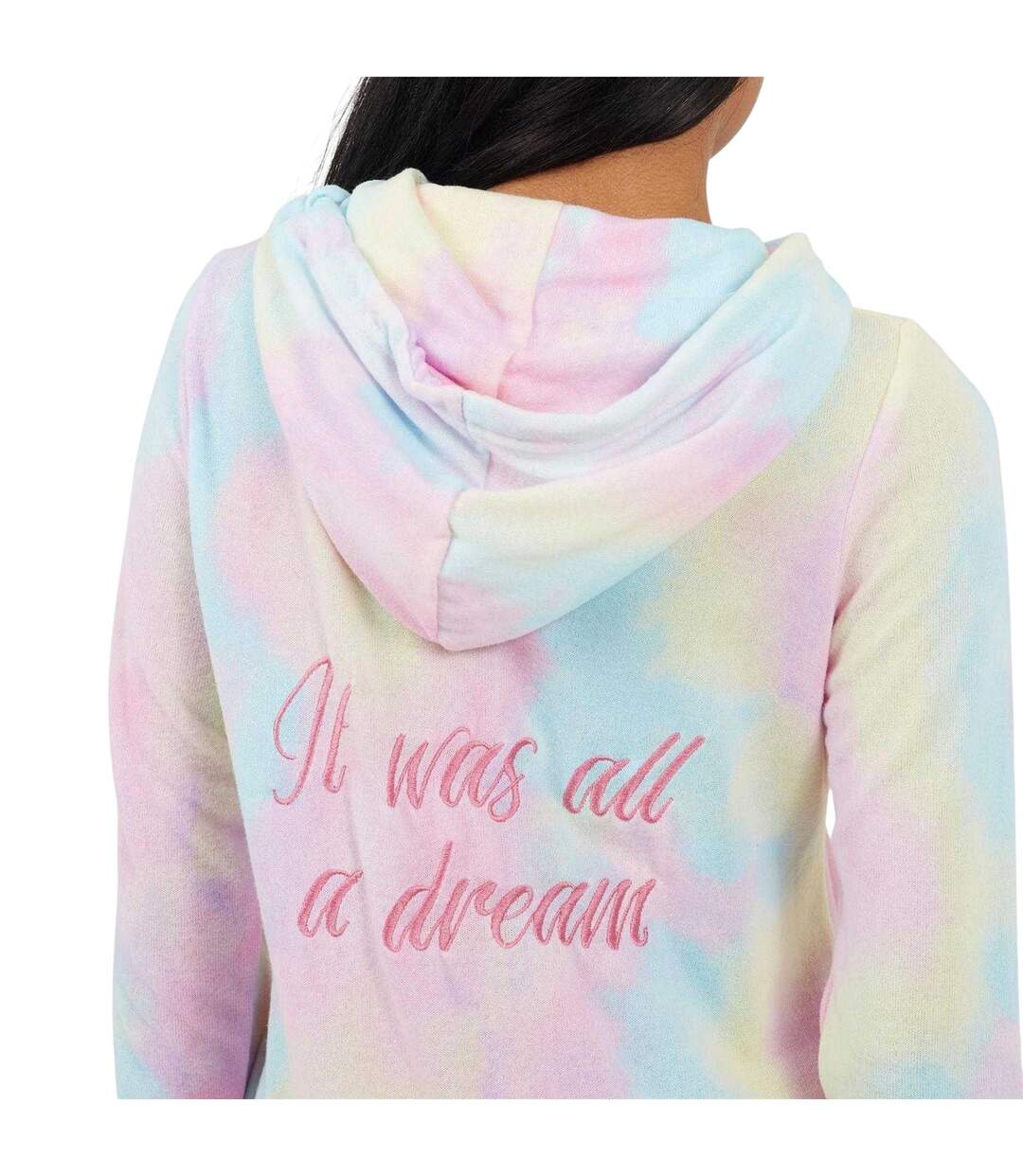Combinaison De Nuit Motif/style Tie-dye It Was All A Dream Femme Rose Pastel Brave Soul-4