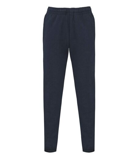 Pantalon jogging molleton - Coton bio et polyester recyclé - Homme - K7025 - bleu marine