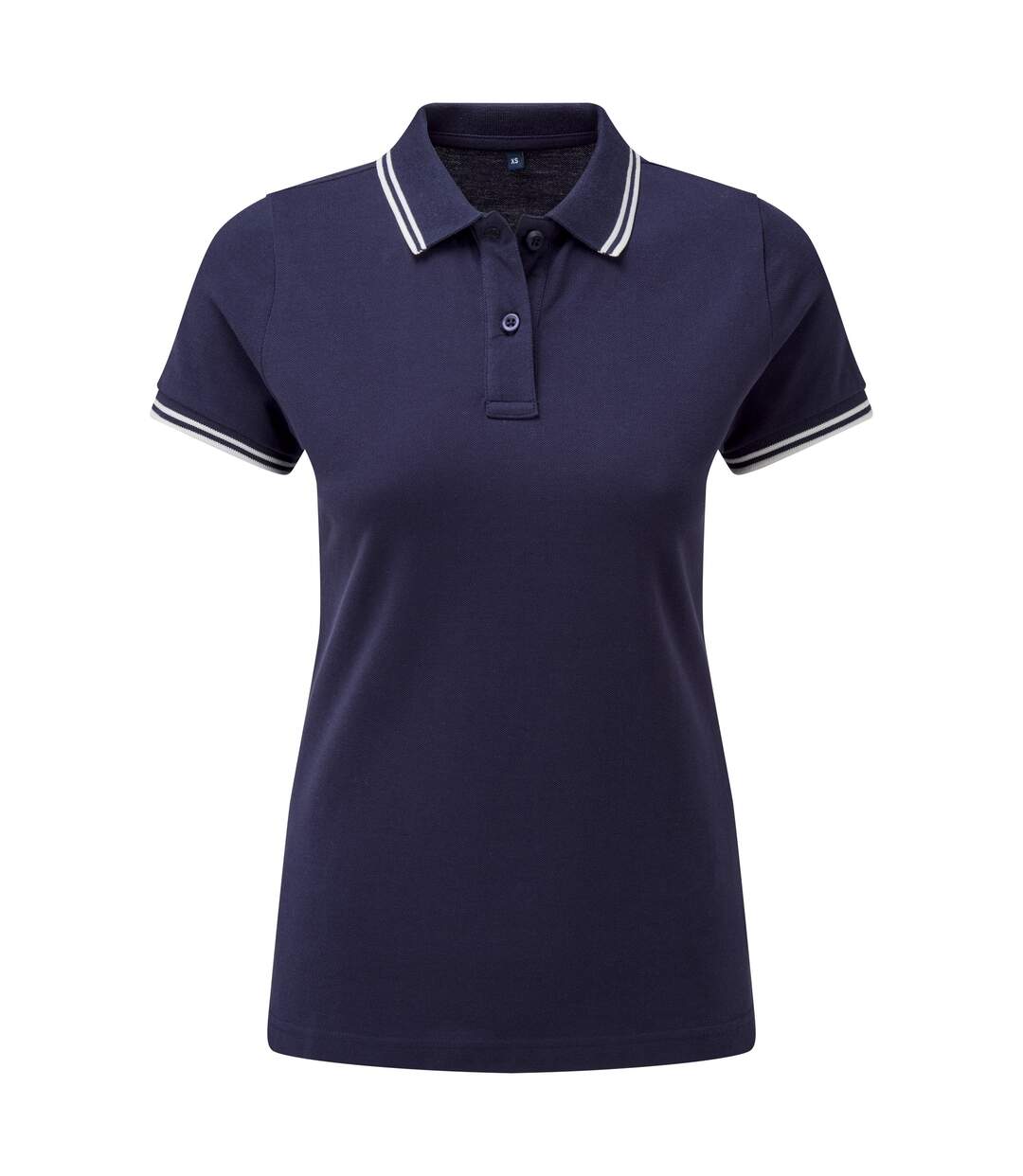 Asquith & Fox - Polo manches courtes - Femme (Bleu marine / blanc) - UTRW6644