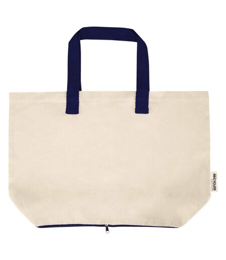Tote Bag Sierra Taille Unique Naturel Bleu Marine Floso