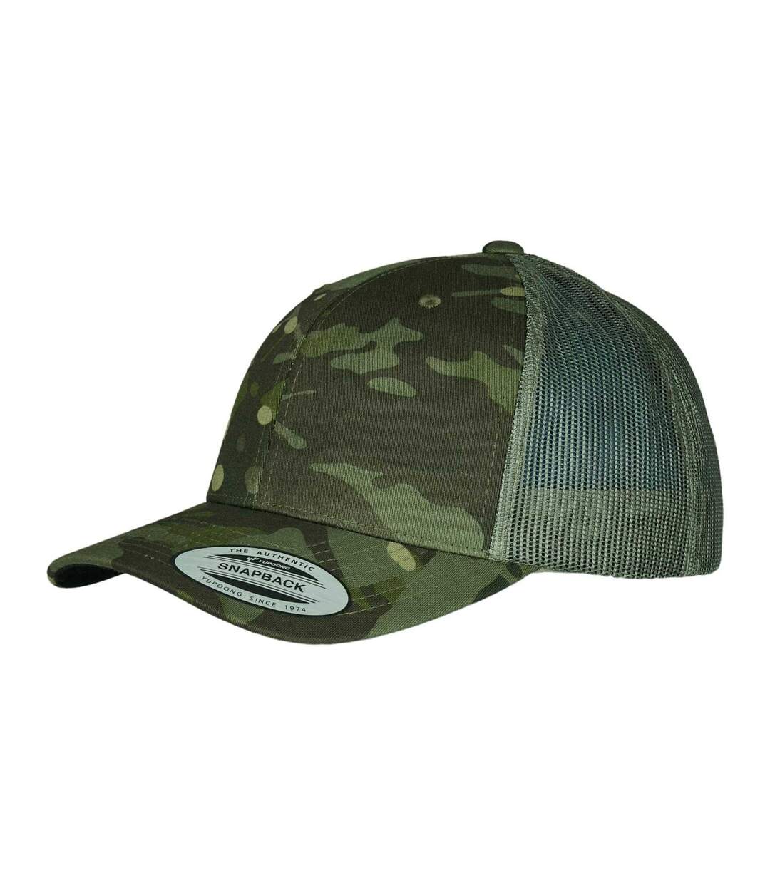 Casquette Trucker Motif/style Rétro Adulte Multicam Tropic Flexfit-1