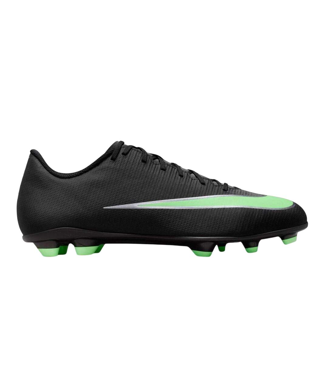 Chaussures De Foot Pour Terrain Ferme Mercurial Vapor Club Homme Noir Vert Nike-1