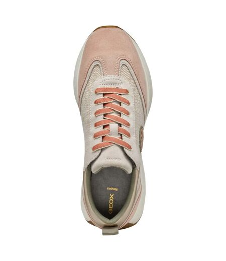 Baskets D Amabel Femme Beige Clair Taupe Clair Geox